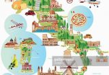 Cartoon Map Of Spain Travel Infographic Travel and Trip Infographic Cartoon Map Of