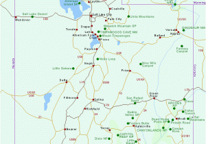 Cascade Colorado Map Maps Of Utah State Map and Utah National Park Maps