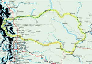 Cascade Mountains oregon Map Washington S Cascade Loop Scenic Driving tour