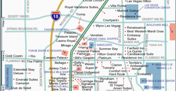 Casino In Ohio Map Old Las Vegas Strip Map with the Stardust Las Vegas Strip Map 2