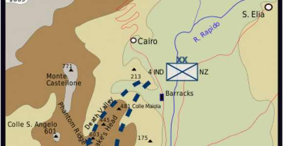 Cassino Italy Map Battle Of Monte Cassino Facts World War 2 Battles Battle Of