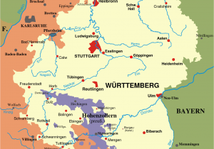 Castles Of France Map Map Of Wurttemberg and Baden From 1810 1945 Places and