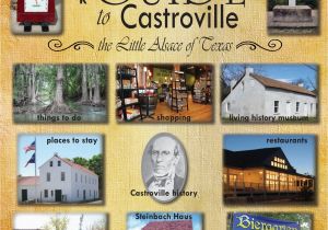Castroville Texas Map Castroville Visiters Guide 2017 Website Edited Pages 1 50 Text