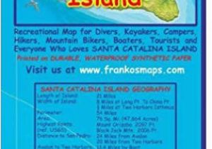 Catalina island California Map Santa Catalina island California Adventure Dive Guide Franko Maps