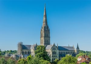 Cathedrals In England Map Salisbury Wikipedia