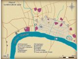 Cathedrals In England Map This Map Shows the Size and Layout Of Medieval London In Around 1300