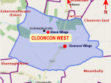 Catholic Ireland Map Clooncon West