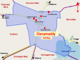 Catholic Ireland Map Glenamaddy townland