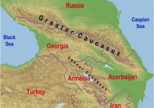 Caucasus Mountains Europe Map 80 Finicky Caucasus Mountains On Map Of asia