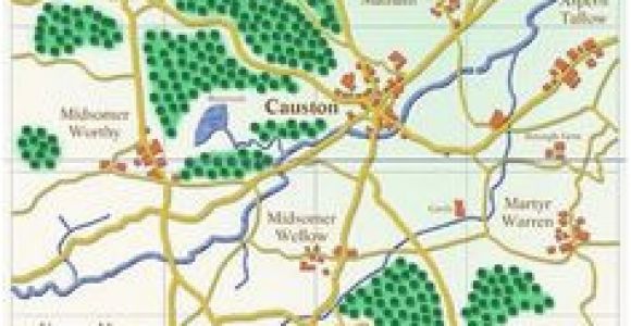 Causton England Map 79 Best Midsomer Murders Images In 2017 Midsomer Murders