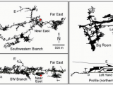 Caves In Colorado Map Maps and Profiles Of Carlsbad Cavern and Lechuguilla Cave Courtesy