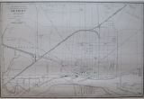 Centerline Michigan Map Rare Antique Detroit Michigan Map 1920 Vintage Collectible Map