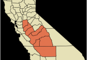 Central California Map with Cities San Joaquin Valley Wikipedia