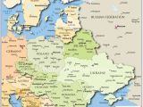 Central Europe and northern Eurasia Map 25 Categorical Map Of Eastern Europe and Capitals