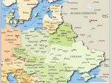 Central Europe and northern Eurasia Map 25 Categorical Map Of Eastern Europe and Capitals