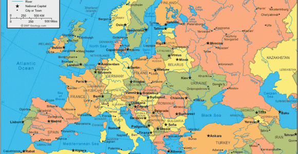 Central Europe and northern Eurasia Map Europe Map and Satellite Image