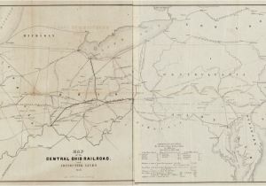 Central Of Georgia Railroad Map Railroad Maps 1828 to 1900 Library Of Congress