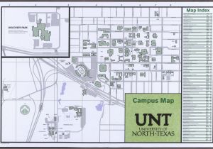 Central Texas College Map University Of north Texas Campus Map 2014 15 Side 1 Of 2