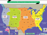 Central Time Zone Map Tennessee What are the Different Time Zones In the United States United