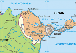 Ceuta Spain Map Ceuta Wikipedia Spain Map Historical Maps Spain