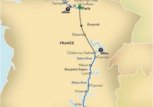 Chalon France Map Paris Rivers Ra Os Paris River Cruise Seine River Cruise France
