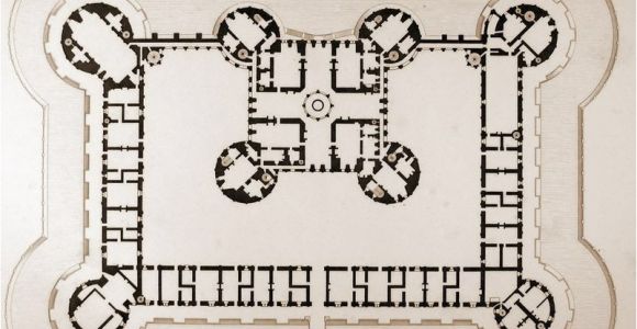 Chambord France Map First Floor Plan Of Cha Teau De Chambord Cha Teau De