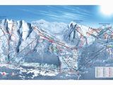 Chamonix France Ski Map La Clusaz Piste Map Trail Map