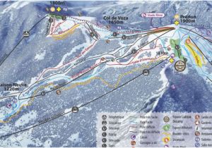 Chamonix France Ski Map Skigebiet Les Houches Vallee De Chamonix Skiurlaub