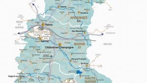 Champagne Region France Map Champagne Ardenne Road Map France Champagne Ardenne In