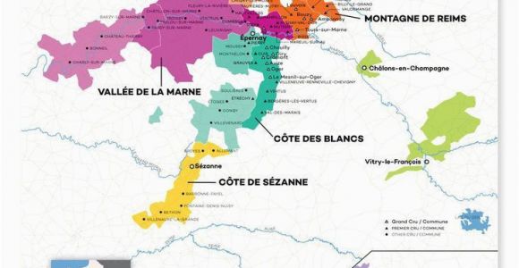 Champagne Region Of France Map France Champagne Wine Map In 2019 From Our Official Store