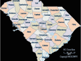 Charleston north Carolina Map south Carolina County Maps