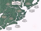 Charleston oregon Map Map Of Charleston S Five Beaches isle Of Palms Sullivan S island