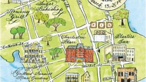 Charleston oregon Map Watercolor Wedding Map Charleston by Robyn Love Products