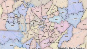 Charlotte north Carolina Zip Code Map Charlotte Zip Code Map Ny County Map