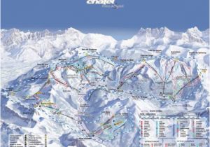 Chatel France Map Pistenplan Les Portes Du soleil Morzine Avoriaz Les Gets