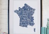 Cheese Map France French Cheese and Wine Map Print Maps French Cheese