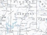 Cherokee County Georgia Map County Of Cherokee Georgiainfo