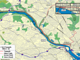 Chesapeake and Ohio Canal Map the C O Canal Bicycling Guide Mile 0 Thru 10