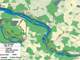 Chesapeake and Ohio Canal Map the C O Canal Bicycling Guide Mile 10 Thru 25