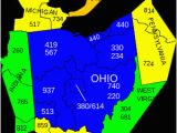Chesapeake Ohio Map area Codes In Ohio Map Secretmuseum