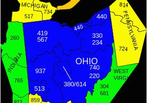 Chesapeake Ohio Map area Codes In Ohio Map Secretmuseum