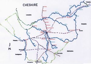 Chester England Map Deep History Of Cheshire