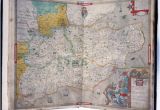 Chichester England Map atlas Of the Counties Of England and Wales Sponsored by T