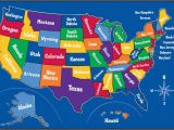 Childrens Map Of France Map Of United States for Kids Misc Maps for Kids Kids area Rugs