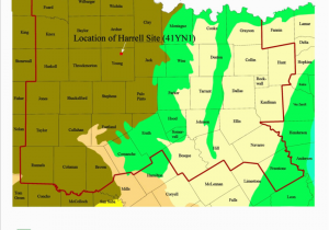 Childress Texas Map the Location Of the Harrell Site 41yn1 In the Rolling Plains Of