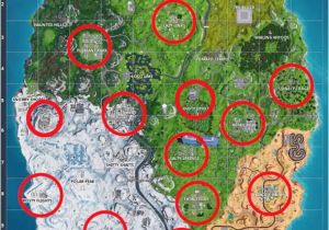 Christmas Valley oregon Map fortnite Christmas Trees Map Locations for Dance Under Christmas