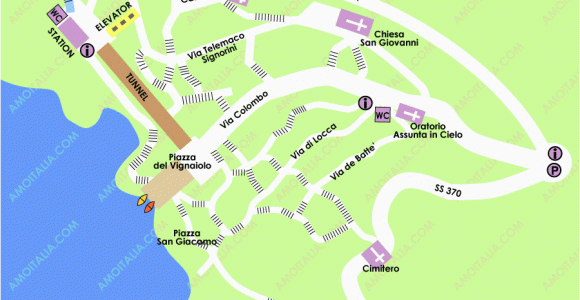 Cinque Terre Map Of Italy Positano Cinque Terre Riomaggiore S City Map In Cinque Terre