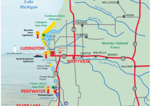 Cities In Michigan Map West Michigan Guides West Michigan Map Lakeshore Region Ludington