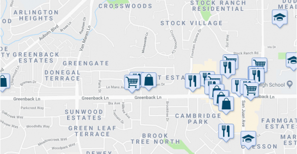 Citrus Heights California Map 6924 Le Havre Way Citrus Heights Ca Walk Score