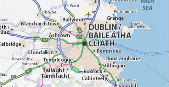 City Map Of Dublin Ireland Detailed Map Of Dublin Dublin Map Viamichelin